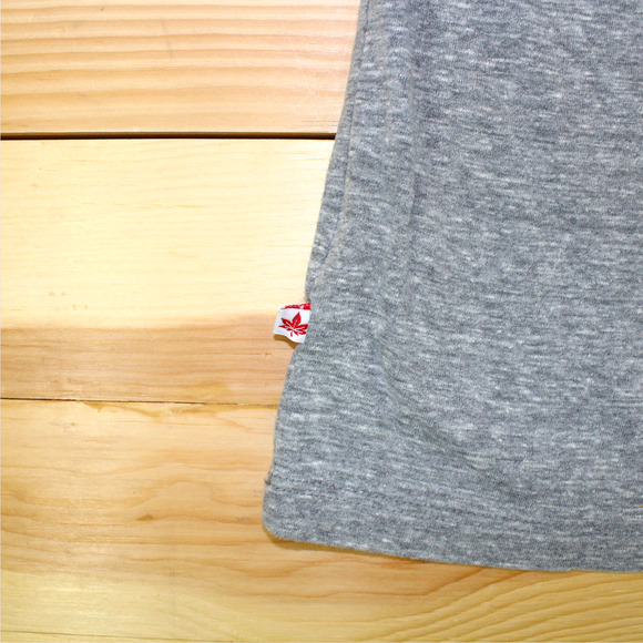 BOAST T-shirt Women SMALL Heather Grey Wordmark Tri-Blend USA Tennis LeafLogo - Picture 4 of 5